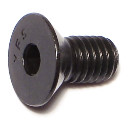 Midwest Fastener 3/8"-16 Socket Head Cap Screw, Flat, Plain Steel, 3/4 in Length, 10 PK 72281